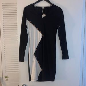 Black and white dress size small!